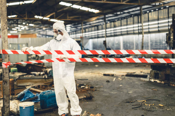 Professional Drug Lab Cleanup technician working in Madison, IN